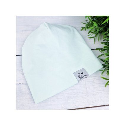 Kulišárny - Čepice bavlněná dvouvrstvá "MINT"