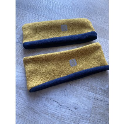 BajaDesign Zimní svetrová čelenka, hořčicová