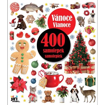 400 samolepek Vánoce JIRI MODELS – vánoční samolepky pro děti