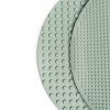 building block mat smoke green
