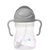 b.box Hrneček s brčkem 6m+ 240 ml - šedý