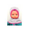 BajaDesign Kukla pro miminko, svetrová, šedá s růžovým, vel.42-44