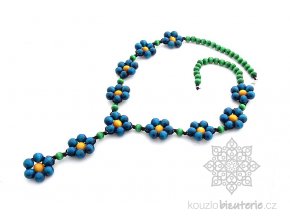 Dřevěné korále vícebarevné