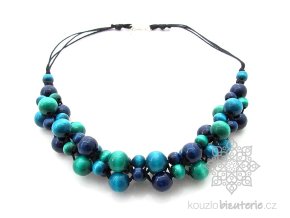 Dřevěné korále Hrozen mini