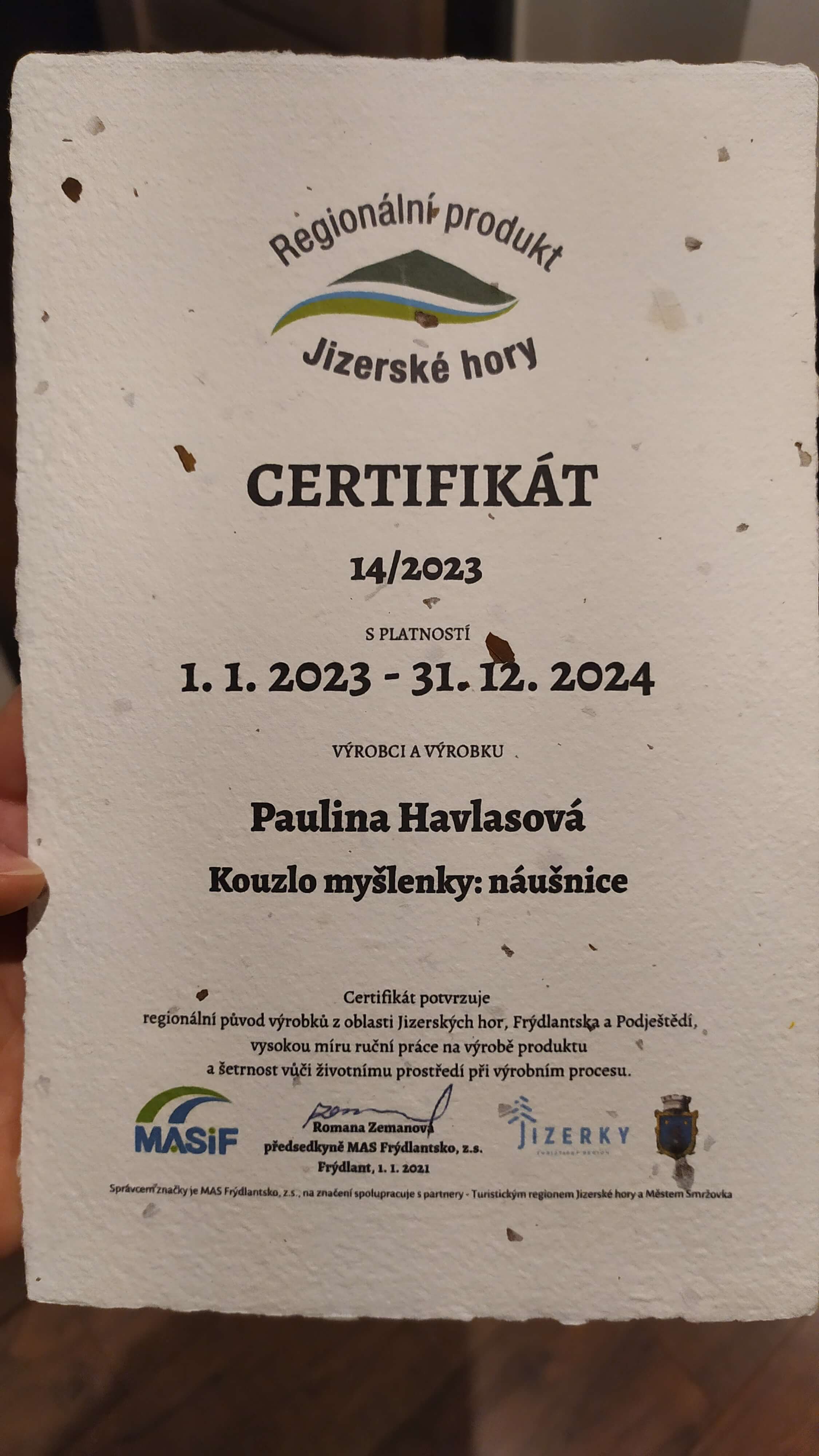 oceneni_regionalni_produkt_jizerskych_hor_paulina_havlasova_kouzlo_myslenky