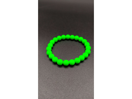zeleny neonovy naramek neon koralky