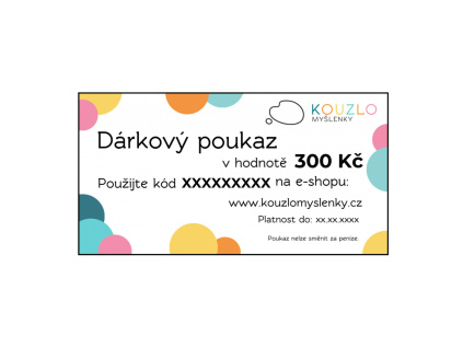 darkovy poukaz 300 kouzlo myslenky
