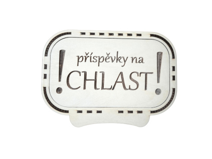 drevena pokladnicka prispevky na chlast kouzlo myslenky