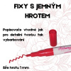 Artmagico akrylovy popisovac s jemnym hrotem (1 mm) 12 ks hrot