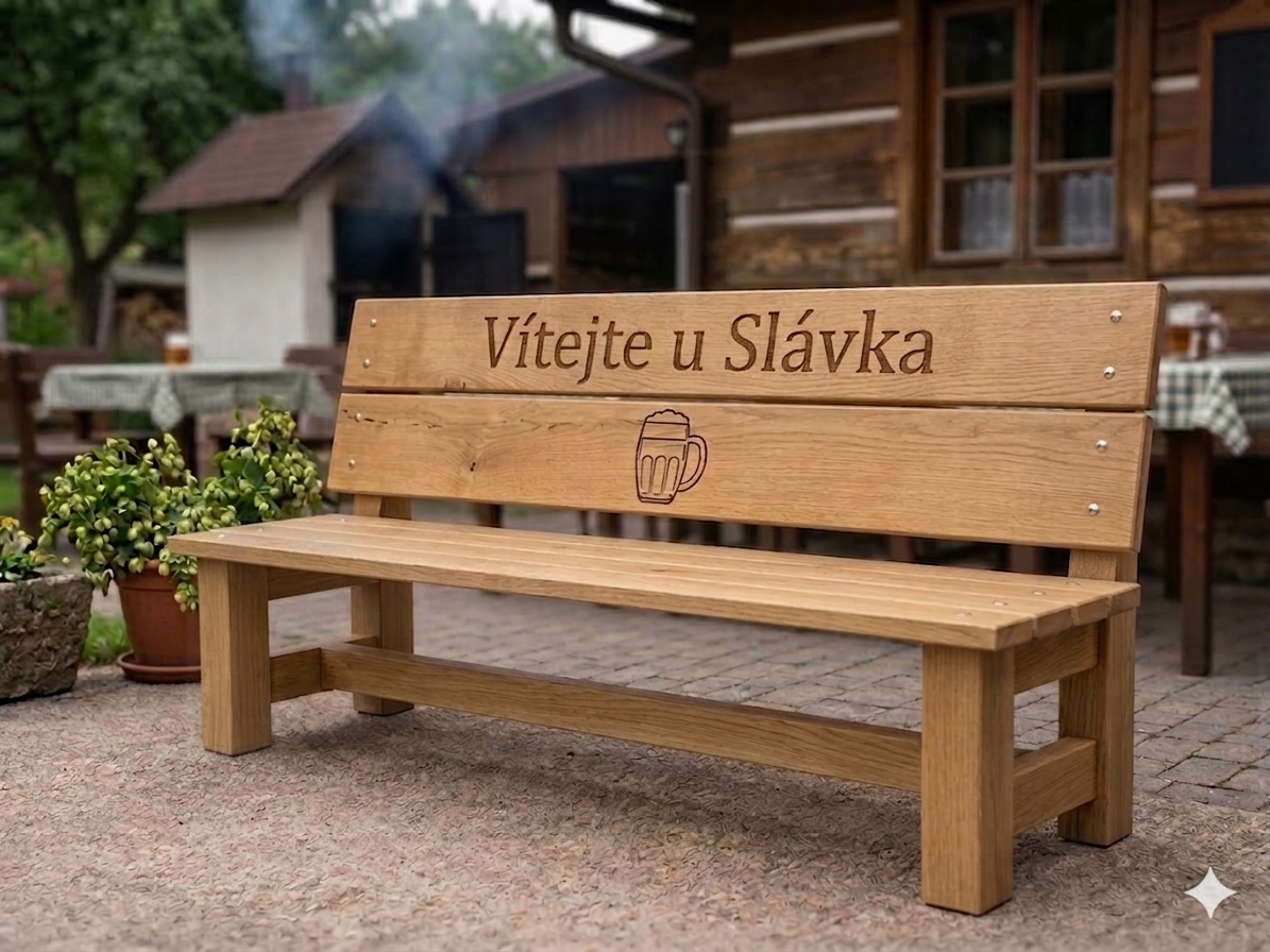 Lavičky z masivu na zakázku