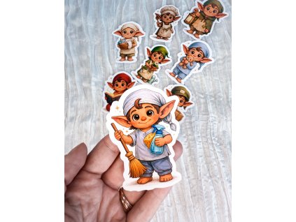 Samolepkový balíček Domácí skřítci