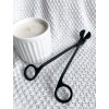 Nůžky na knot černé