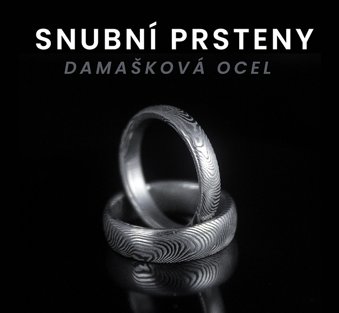 Snubní prsteny damašek