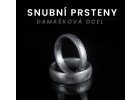 SNUBNÍ PRSTENY DAMAŠEK