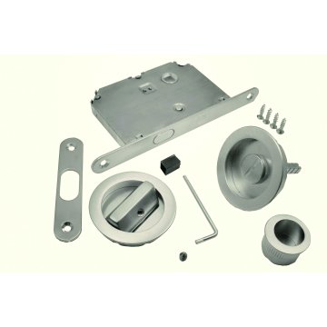 Ferremi VIZUALIZACE kování kulaté sada wc klička (chrom mat)