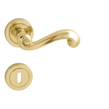 Tupai dveřní kování TI CARLA R 738 (mosaz lesklá)