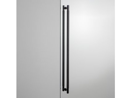 1.Double Sided Closet Bar Black