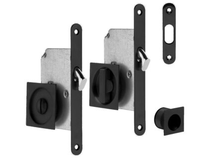 set na posuvné dveře ATZ 3911 WC černá