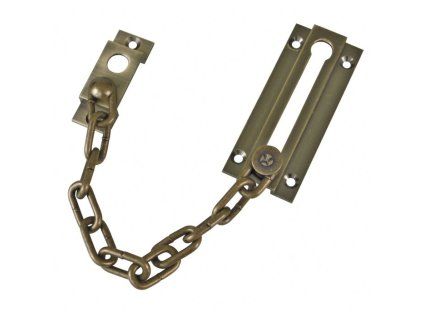 cobra dveřní řetízek MODEL 1 ČESANÝ BRONZ