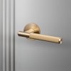 ROW Door handle Linear Brass A1 Web Square