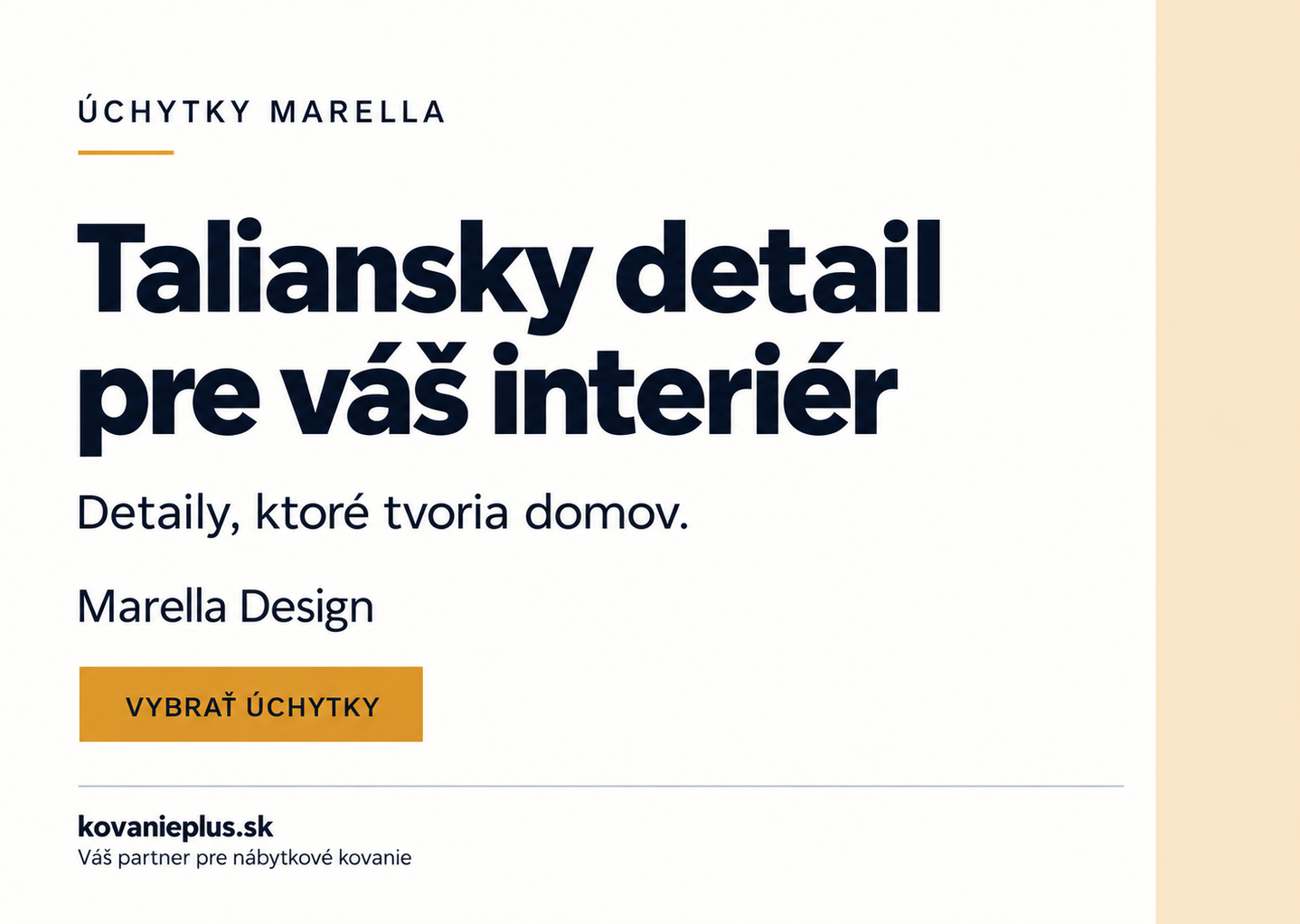 Marella - taliansky šperk do vášho interiéru