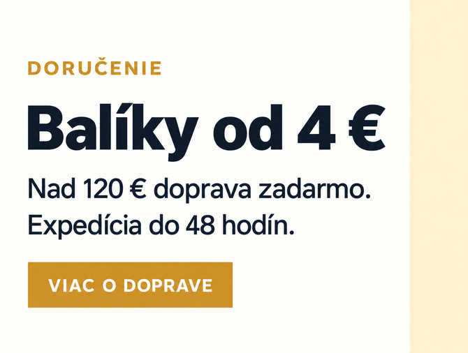 Rýchle doručenie - balíky odosielame už od 4 EUR