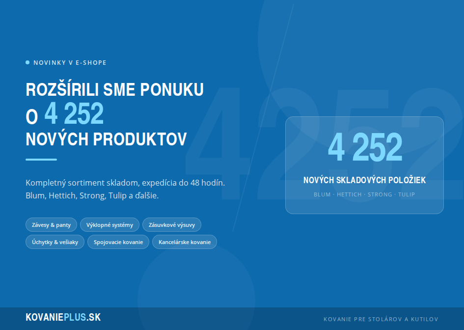 Rozšírenie ponuky e-shopu