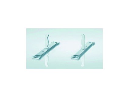 K-KES Potravinka ARENA classic biele dno/reling chróm 150/900-1300