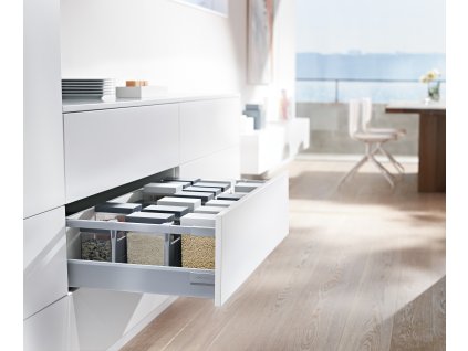 K-BLUM Antaro D 550 mm/65 kg, Blumotion/TOB, sivá R9006, inserta