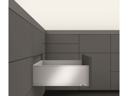 K-BLUM Legrabox C Pure 450mm/70 kg, Blumotion/TOB, karbon čierná CS-M, skrutka