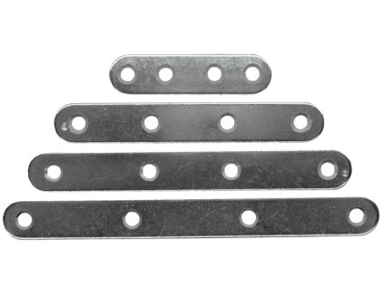 STRONG Spojovací plech 140x15mm zinok biely