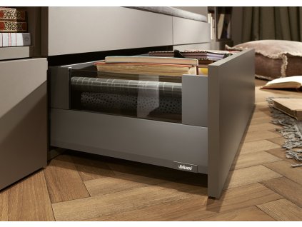 K-BLUM Merivobox E Boxcover 600 mm, 40 kg, Orion šedá, skrutka