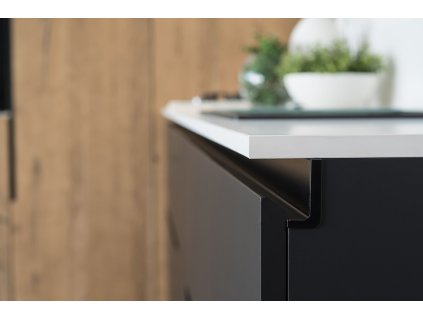 27244 tulip gola uzavrena koncovka c profilu kov cierna matna p l