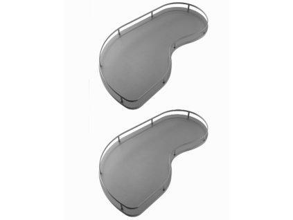 K-VIBO FLY 3.0 GALAXY šedé dno/reling chróm L 600/655-705