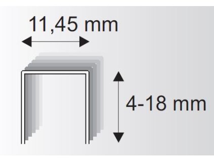 Čalounická spona 530/12mm, 33800 ks