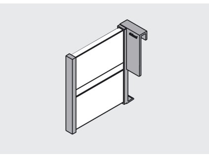 34045 blum z43l100s pozdlzne delenie biely