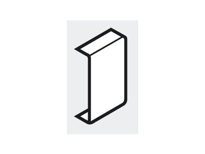 34342 blum zaa 3500 metabox krytka biela