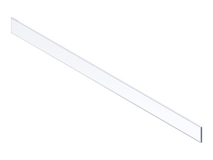 BLUM ZE4L1058G predné nízke sklo MERIVOBOX, KB1200mm pre bok 18/19mm, číré