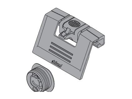 35818 blum zif 80m7 uchyt unasac pre vnutornu zasuvku sivy