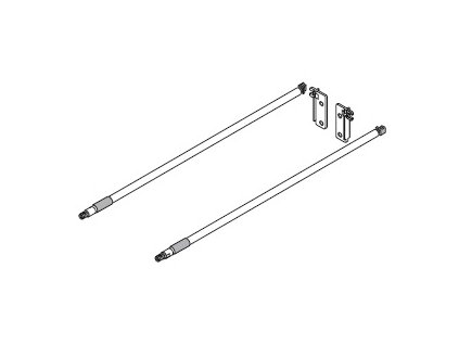BLUM ZRE.413A.ID reling 450mm chróm