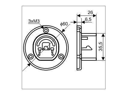 38575 2 stronglumio koncovky k profilu oval par