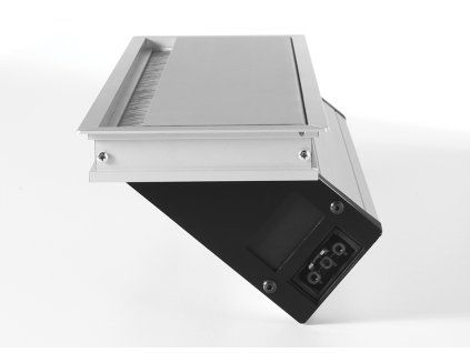 41134 1 versaflap 2x230v 2xusb a 5v 2xrj45 strieborna