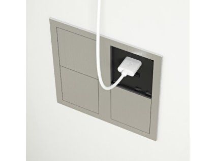 45994 3 versahit dual 1x230v 2xusb 5v bruseny hlinik