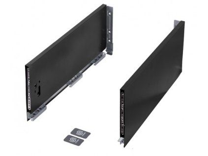 StrongMax 16 bočnice H185/450mm, čierna, sada