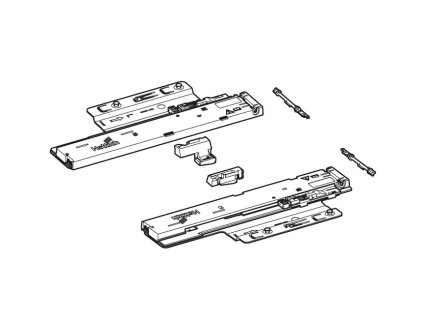 HETTICH 9257895 Quadro You mechanismus P2Os 270-600mm/8-20kg