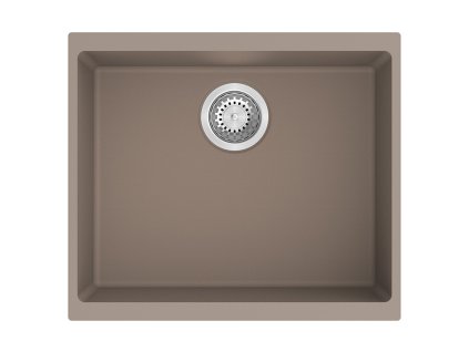 StrongSinks S3 Drez granit Hron 530, rozmer 530 x 460 mm, bez odkvapávača, hnedý