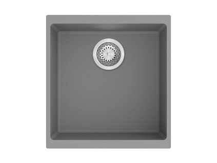 StrongSinks S3 Drez granit Hron 430, rozmer 430 x 460 mm, bez odkvapávača, šedý