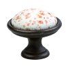 16030 marella design knob macis hneda porcelan biely