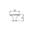 16084 2 marella design knop viaggio efekt hrdze