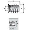 16237 1 matica zavrtna s limcam bu04 m6x20mm
